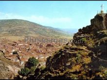 Vista general en la subida al corazón de jesús de cañete (cuenca)