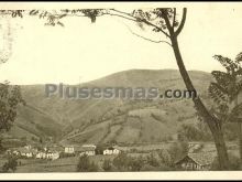 Vista general del barrio de zalain zoco en vera del bidasoa (navarra)