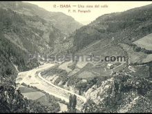 Vista del valle en isaba (navarra)