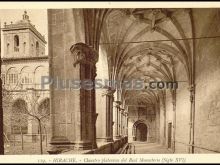 Claustro plateresco del real monasterio de irache en ayegui (navarra)