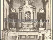 Altar mayor de la capilla del balneario en betelu (navarra)