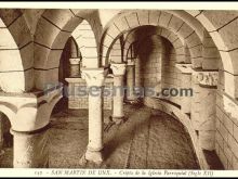 Cripta de la iglesia parroquial de san martín de unx (navarra)