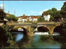 Vista desde el río de elizondo (navarra)