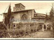 Abside de la iglesia de san pedro de la rua en estella (navarra)