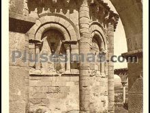 Detalle de la iglesia de los templarios eunate en muruzabal (navarra)