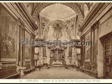 Interior de la basílica de san gregorio en sorlada (navarra)