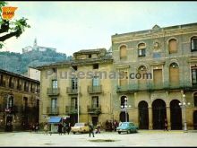 Plaza de los fueros en falces (navarra)