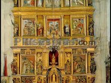 Retablo rencentista con nuestra señora del castillo de calatañazor (soria)