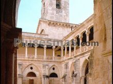 Interior del monasterio cisterciense de santa maría de huerta (soria)