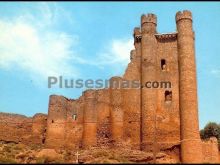 Vista general del castillo de coyanza en valencia de don juan (león)