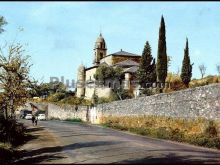 Vista parcial del santuario ecce-homo en bembibre (león)