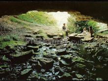 Cueva del nacimiento del río ibia en revilla de pomar (palencia)