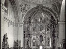 Interior de la iglesia de san pedro en amusco (palencia)