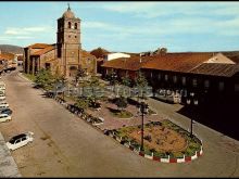 Plaza de españa en aguilar de campoo (palencia)