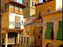 Calle de las damas en dueñas (palencia)