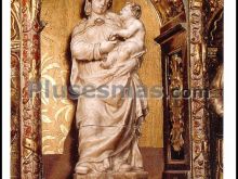Virgen con el niño en la parroquia de san agustín de capillas (palencia)