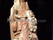 La virgen con el niño de la iglesia de santa maría de mombuey (zamora)