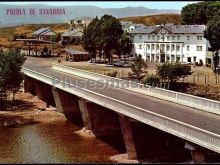 Puente sobre el río castro en puebla de sanabria (zamora)