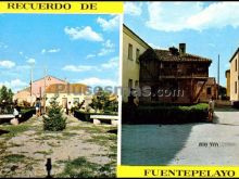 Plaza de la fuente y jardines de fuentepelayo (segovia)