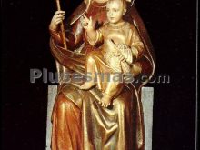 Virgen con el niño de la ermita. molinoviejo (segovia)