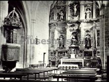 Interior de la iglesia de gumiel de mercado (burgos)