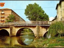 Villasana de mena: puente viejo sobre el río cadagua (burgos)