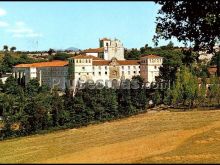 Vista panorámica del monasterio de san pedro cardeña en castrillo del val (burgos)