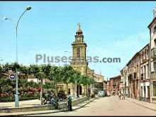 Plaza de españa en melgar de fernamental (burgos)