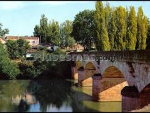 Puente sobre el río duero en tudela de duero (valladolid)