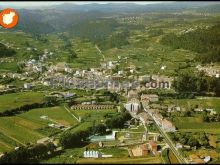 Vista aérea de caldas de reyes (pontevedra)