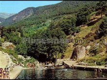 Piscina y garganta del chorro en gavilanes (ávila)