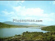 Pantano del alberche y al fondo puente de la galnata (ávila)