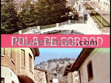 Vista panorámica y juzgado municipal de pola de gordón (león)