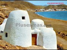 Vista desde playa poniente en carboneras (almería)