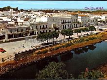 Río iro y paseo de josé antonio en chiclana (cádiz)