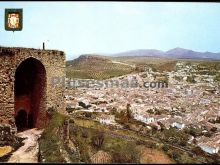 Entrada al castillo de la moda y vista panorámica de alcalá la real (jaén)