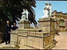 Maqueta de la casa de la piedra en porcuna (jaén)