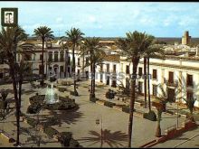 Plaza de españa en la palma del condado (huelva)