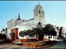 Ermita castillo del valle (construcción mudéjar siglo xiv) en la palma del condado (huelva)