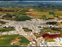 Vista aérea de el saucejo (sevilla)