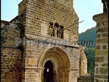 Fachada de santa maría la real de piasca (cantabria)