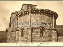 Abside exterior de la colegiata de cervatos (cantabria)