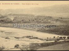 Vista general de la vega en el balneario de tiermas (zaragoza)