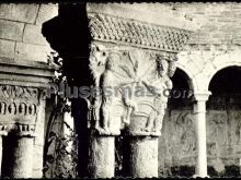 Capitel románico del claustro de alquezar (huesca)