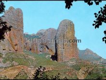 Los mallos de riglos en murillo de gallego (zaragoza)