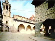 Plaza cristo rey de cantavieja (teruel)