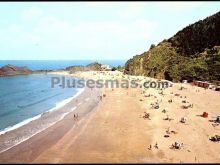 Vista general de la playa de saturrarán perteneciente al municipio motrico (guipúzcoa)