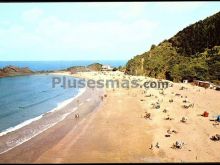 Vista general de la playa de santurrarán (guipúzcoa)