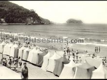 Playa y ratón de guetaria de zarauz (guipúzcoa)