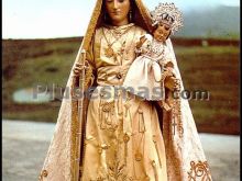 Nuestra señora de candelaria del santuario de chipude en la gomera (tenerife)